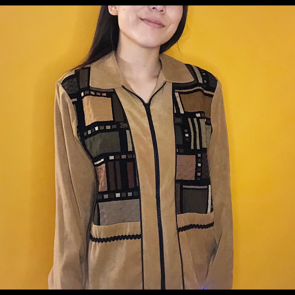 Lilly of California | Patchwork Jacket | Size M - Picture 3 of 5